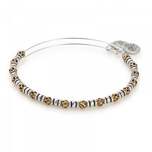 Alex and Ani two tone beaded